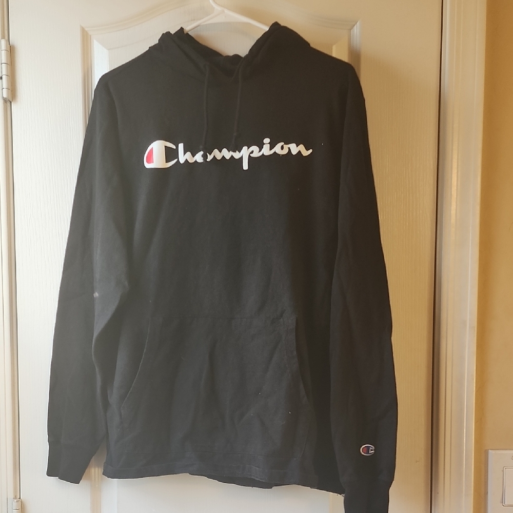 Champion Black Pullover Hoodie